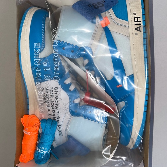 UNC Off White Jordan 1 main image 4